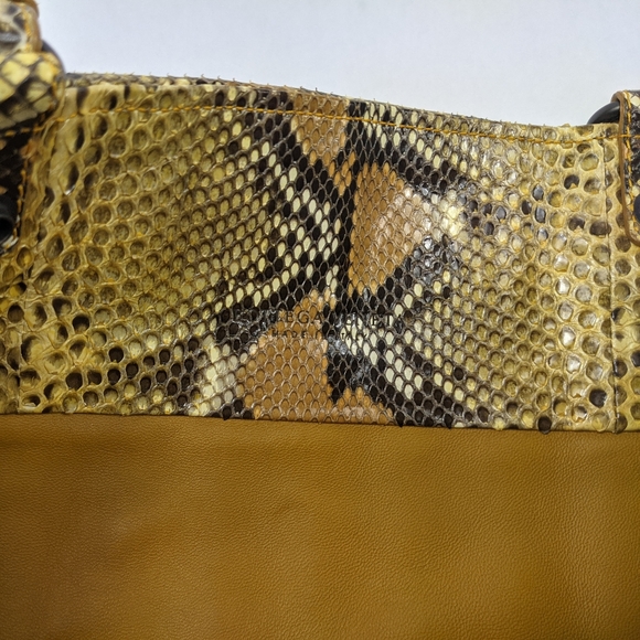 BOTTEGA VENETA Python Tote Velvet Stripes - Picture 8 of 16